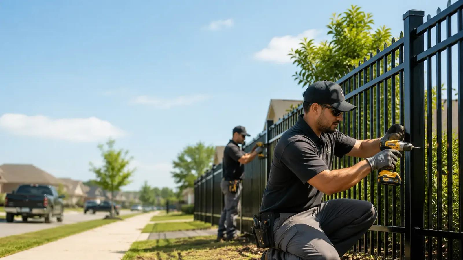 Metal Fence Installation in Sully, IA